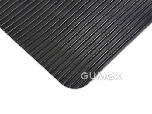 Dielektrische Matte S1, 5mm, 1250x1000mm, 80°ShA, Kategorie 3-26,5kV, SBR, -25°C/+50°C, schwarz, 